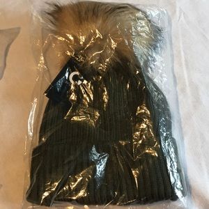 2 Guess Pom Pom Beanies